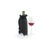 Купить Охладитель для бутылки вина Keep cooled из ПВХ в виде мешочка, черный с нанесением логотипа