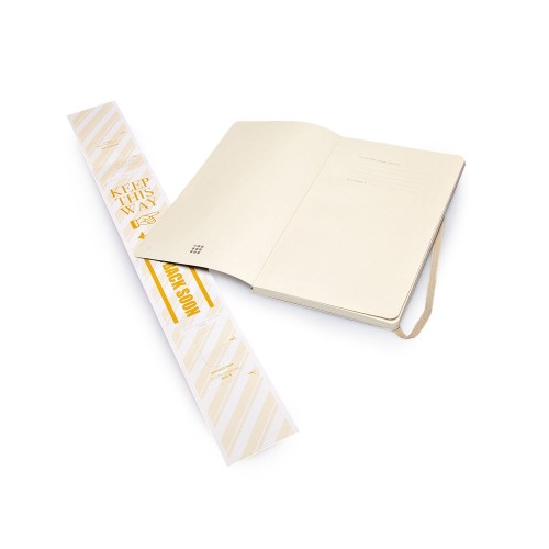 Купить Записная книжка Moleskine Classic Soft (в линейку), Large (13х21см), бежевый с нанесением логотипа