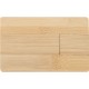 Купить USB 2.0- флешка на 32 Гб Bamboo Card с нанесением логотипа