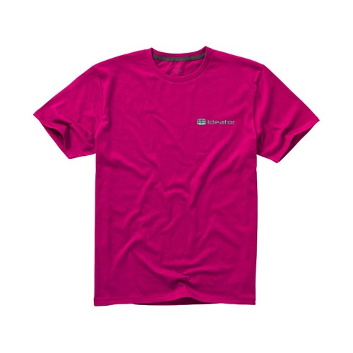 Купить Nanaimo мужская футболка с коротким рукавом, розовый с нанесением логотипа