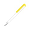 Купить Ручка-подставка Кипер, белый/желтый с нанесением логотипа