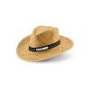Купить JEAN POLI Шляпа из натуральной соломы, черный с нанесением логотипа