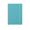 Купить Блокнот А5 Vision 2.0 ламинированной твердой обложке, голубой с нанесением логотипа