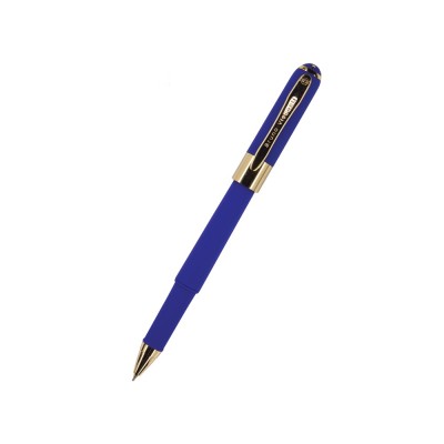 Купить Ручка пластиковая шариковая Monaco, 0,5мм, синие чернила, сине-фиолетовый с нанесением
