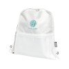 Купить Изолированная сумка со шнурком Adventure объемом 9 л из переработанных материалов, соответствующих стандарту GRS, белый с нанесением логотипа