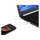 Купить Кабель с раъемами USB-A и Type-C TPE 2A, белый с нанесением логотипа