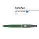 Купить Ручка Portofino шариковая автоматическая, зеленый металлический корпус, 1.0 мм, синяя с нанесением логотипа