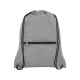 Купить Складной рюкзак со шнурком Hoss, heather medium grey с нанесением логотипа