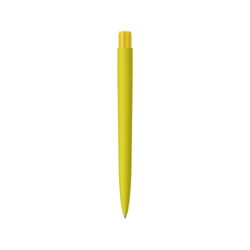 Купить Шариковая ручка RECYCLED PET PEN PRO K transparent GUM soft-touch, желтый с нанесением логотипа