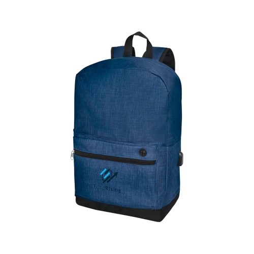 Купить Бизнес-рюкзак для ноутбука 15,6 Hoss, heather navy с нанесением логотипа