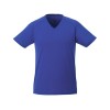 Купить Модная мужская футболка Amery с коротким рукавом и V-образным вырезом, синий с нанесением логотипа