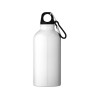 Купить Бутылка для воды с карабином Oregon, объемом 400 мл, белый с нанесением логотипа