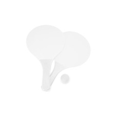 Набор FEROE для игры на пляже (2 ракетки и мячик), белый