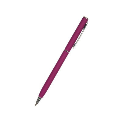 Купить Ручка Palermo шариковая автоматическая, бордовый металлический корпус, 0,7 мм, синяя с нанесением