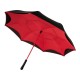 Купить Прямой зонтик Yoon 23 с инверсной раскраской, красный с нанесением логотипа
