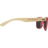 Купить Sun Ray очки с бамбуковой оправой, красный с нанесением логотипа
