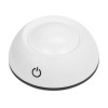 Купить Мини-светильник с сенсорным управлением Orbit, белый/черный с нанесением логотипа