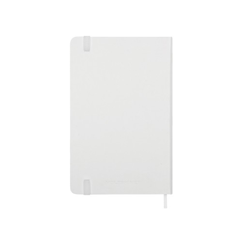 Купить Записная книжка Moleskine Classic (в линейку) в твердой обложке, Medium (11,5x18 см), белый с нанесением логотипа