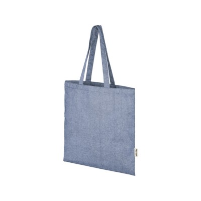 Купить Pheebs 150 г/м² Aware™ эко-сумка из переработанного сырья - Синий с нанесением логотипа