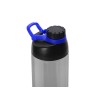 Купить Спортивная бутылка для воды с держателем Biggy, 1000 мл, синий с нанесением логотипа