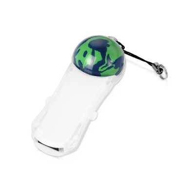 Купить Флеш-карта USB 2.0 на 4 Gb с плавающей мини-фигурой земного шара с нанесением