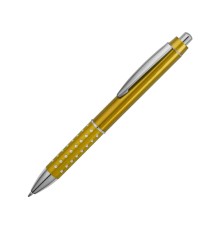 Ручка шариковая Bling, желтый, синие чернила