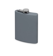 Фляжка 240 мл Remarque soft touch, 304 сталь, серый