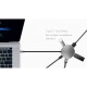 Купить Rombica Type-C Hub Metal, металлический с нанесением логотипа