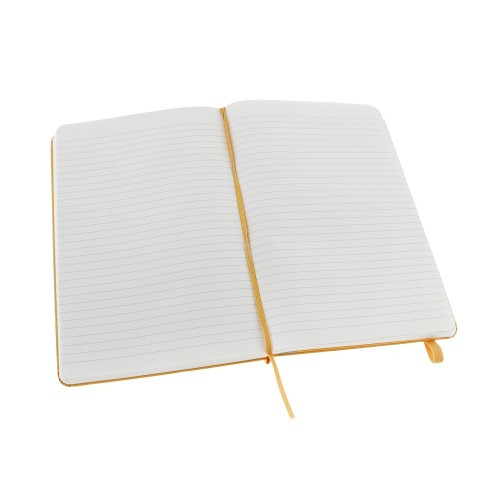 Купить Записная книжка Moleskine Classic (в линейку) в твердой обложке, Large (13х21см), оранжевый с нанесением логотипа