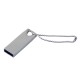 Купить USB 2.0-флешка на 8 Гб с мини чипом, компактный дизайн, стильное отверстие для цепочки с нанесением логотипа