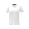 Купить Somoto Женская футболка с коротким рукавом и V-образным вырезом , белый с нанесением логотипа
