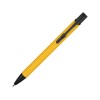 Купить Ручка металлическая шариковая Crepa, желтый/черный с нанесением логотипа