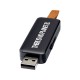 Купить USB-флеш-накопитель Gleam объемом 8 ГБ с подсветкой, черный с нанесением логотипа