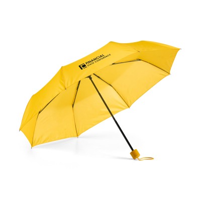 Купить MARIA. Компактный зонт, Желтый с нанесением