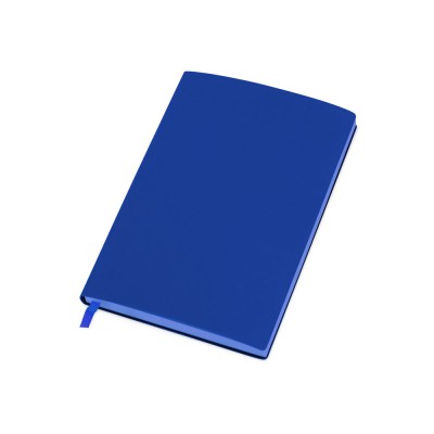 Купить Бизнес-блокнот C1 софт-тач, гибкая обложка, 128 листов, синий с нанесением логотипа