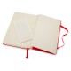 Купить Записная книжка Moleskine Classic (в линейку) в твердой обложке, Pocket (9x14см), красный с нанесением логотипа