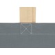 Купить Сумка для шопинга Twin двухцветная из хлопка, 180 г/м2, серый/натуральный с нанесением логотипа