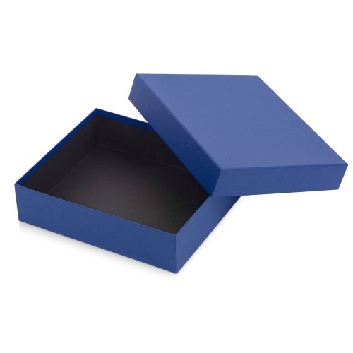 Купить Подарочная коробка с перграфикой Obsidian L 243 х 208 х 63, голубой с нанесением логотипа