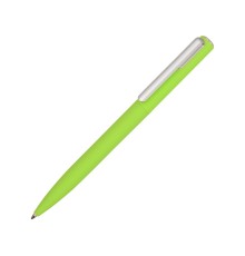 Ручка шариковая пластиковая Bon с покрытием soft touch, зеленое яблоко (Р)
