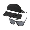 Купить Поляризованные спортивные солнцезащитные очки Eiger с оправой из переработанного ПЭТ, черный с нанесением логотипа