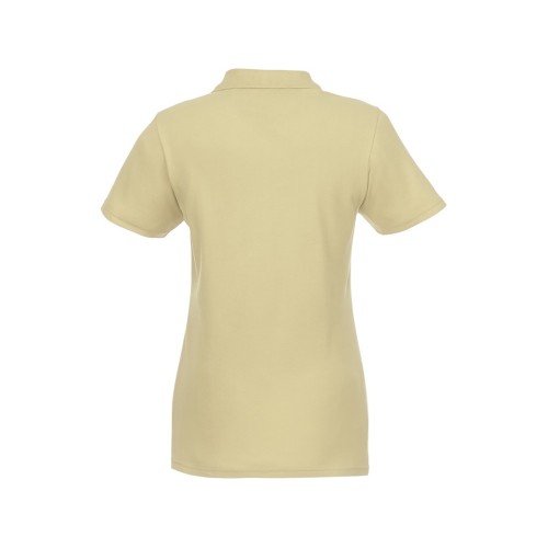 Купить Женское поло Helios с коротким рукавом, светло-серый с нанесением логотипа