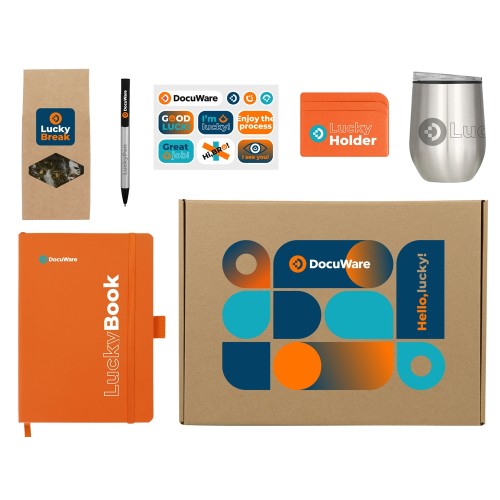 Купить Welcome pack Warm welcome, оранжевый с нанесением логотипа