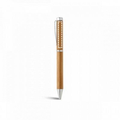 Купить LAKE. Шариковая ручка из бамбука, Натуральный с нанесением