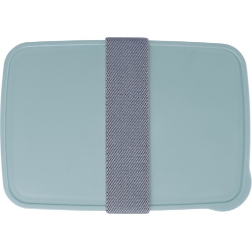 Купить Dovi Контейнер для завтрака из переработанного пластика , мятный с нанесением логотипа