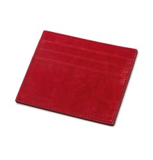 Картхолдер для 6 пластиковых карт с RFID-защитой Fabrizio, красный