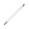 Купить Ручка шариковая Локи, белый/синий с нанесением логотипа