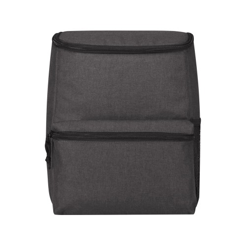 Купить Excursion, рюкзак-холодильник из переработанного РЕТ-пластика - Heather Charcoal с нанесением логотипа Купить Excursion, рюкзак-холодильник из переработанного РЕТ-пластика - Heather Charcoal с нанесением логотипа
