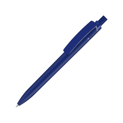 Купить Ручка шариковая пластиковая из RPET RECYCLED PET PEN STEP F, синий с нанесением логотипа