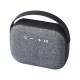 Купить Динамик Bluetooth с тканым материалом, черный с нанесением логотипа