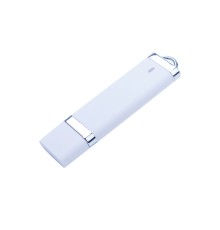 USB-флешка на 2 ГБ с покрытием soft-touch Орландо,  белый